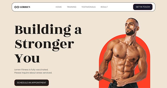 SeedProd fitness theme for WordPress