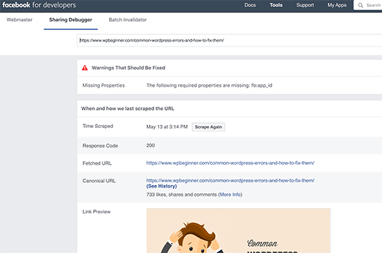 How to Fix Facebook Incorrect Thumbnail Issue in WordPress