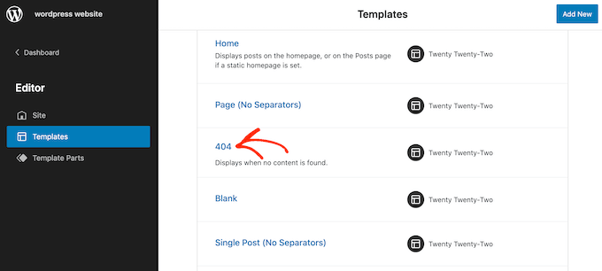 Switching templates in the block-based FSE