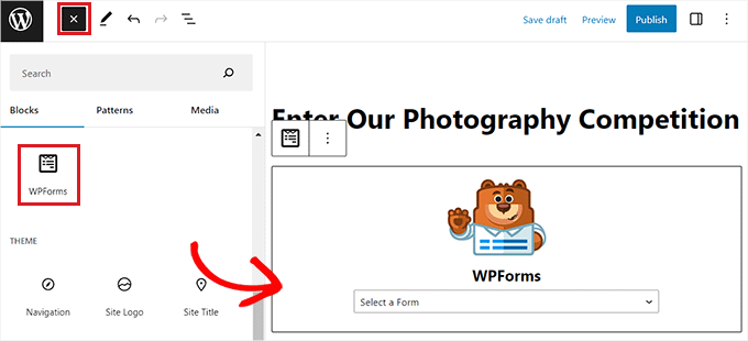 WebHostingExhibit add-wpforms-block How to Create a File Upload Form in WordPress  