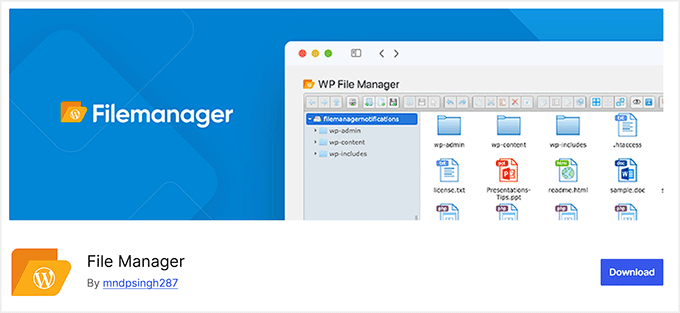 Plugin Gerenciador de Arquivos