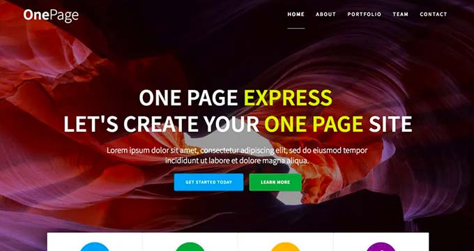 One Page Express