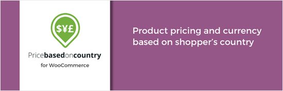 WooCommerce Price Based On Country plugin