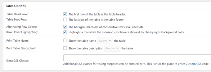 WebHostingExhibit table-options-more How to Add Tables in WordPress Posts and Pages (No HTML Required)  