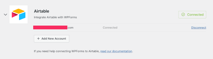 WPFormsがAirtableに接続されました