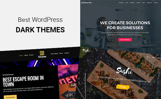 Best dark WordPress themes