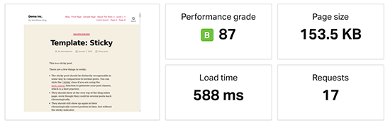 Rocket.net速度测试结果