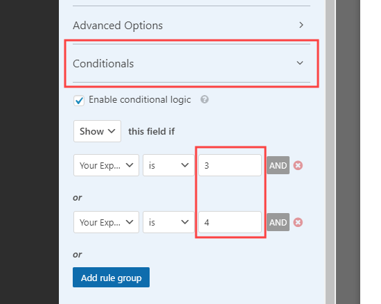 Opening up and editing the conditional logic for the field in WPForms - WPBeginner Opening up and editing the conditional logic for the field in WPForms
