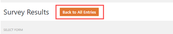 Going back to view all the entries for the WPForms questionnaire - WPBeginner Going back to view all the entries for the WPForms questionnaire