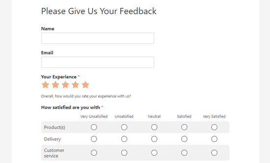 Your finished questionnaire live on the website