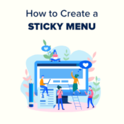 How to Create a Sticky Floating Navigation Menu in WordPress