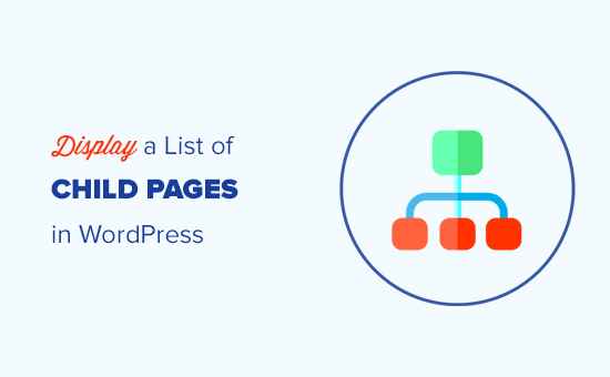 Displaying a list of child pages for a parent page in WordPress