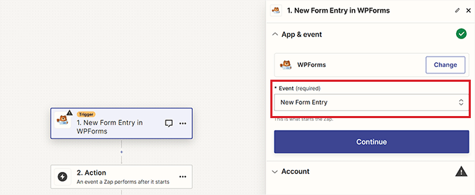 WebHostingExhibit choose-form-entry-as-event How to Get SMS Text Messages From Your WordPress Forms  