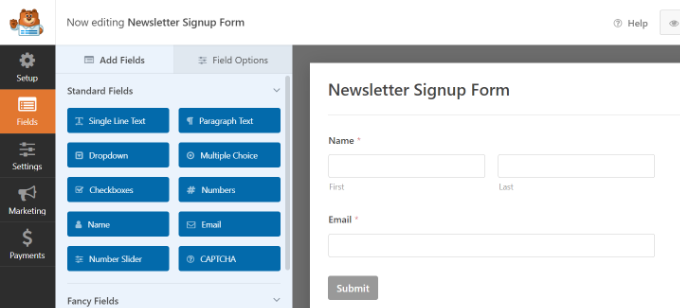 Customize your newsletter form