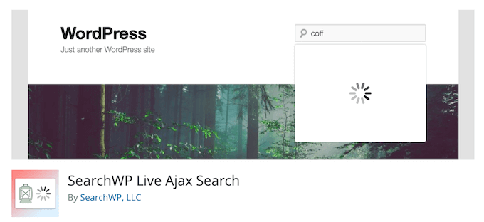 SearchWP Ajax 实时 WordPress 插件