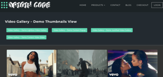 Video Gallery – Vimeo and YouTube Gallery