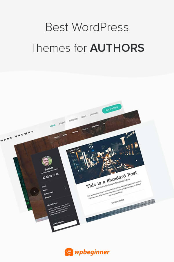 26 Best WordPress Themes for Authors (2021)