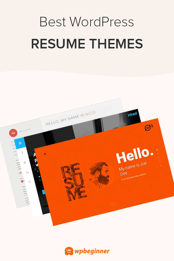 21 Best WordPress Resume Themes - Bestwpresumethemes 