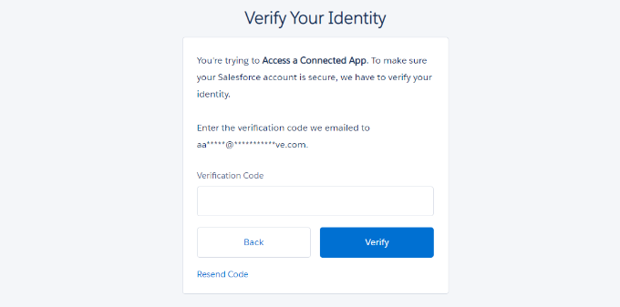 Enter verification code