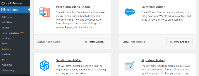 WebHostingExhibit install-salesforce-addon How to Connect Salesforce to Your WordPress Forms  