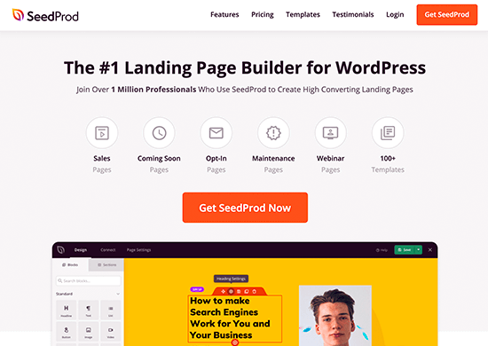 SeedProd WordPress Builder