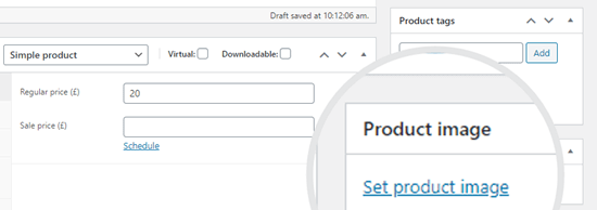 Adding a product image for your WooCommerce product