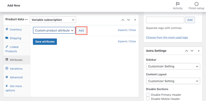 Adding a custom attribute in WooCommerce