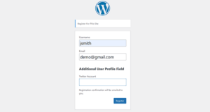 How to Add Additional User Profile Fields in WordPress Registration