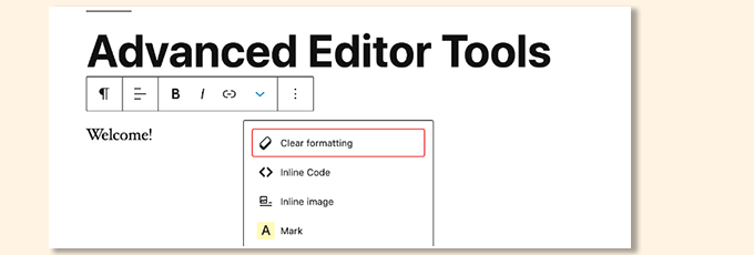 Advanced Editor Tools