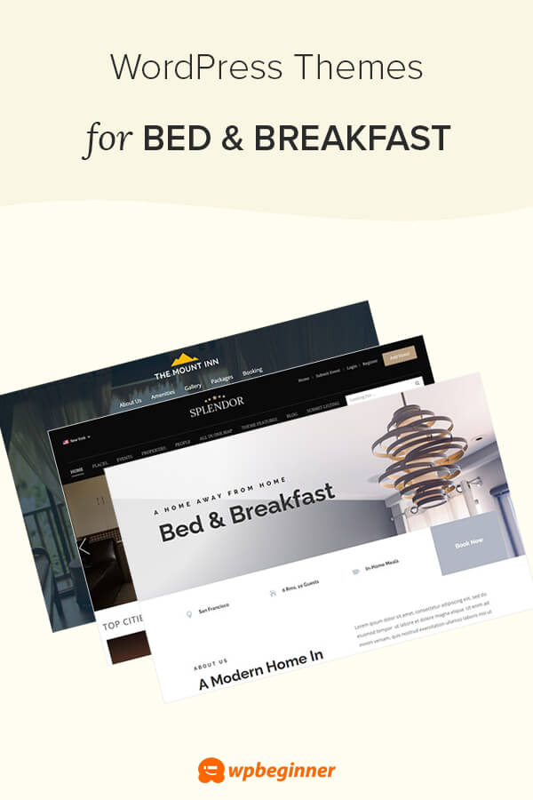22 Best WordPress Themes for Bed and Breakfasts (2021)