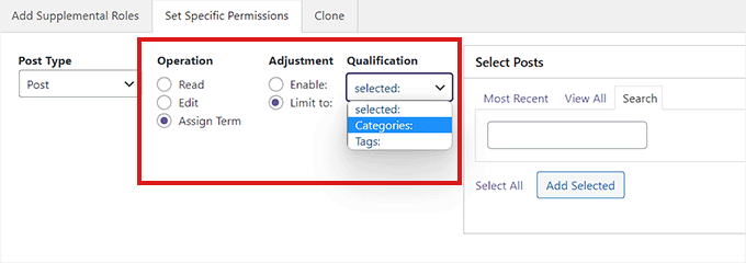 Configure settings