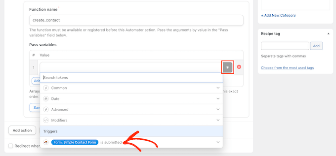 Setting a trigger for your automation workflow