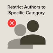 How to restrict authors to specific category in WordPress