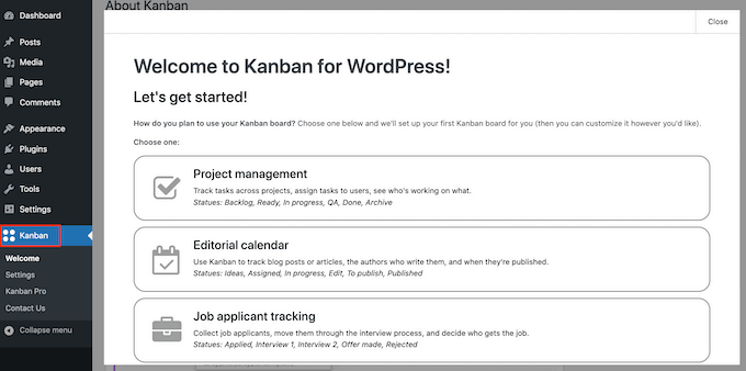 How to add a Kanban board to your WordPress website