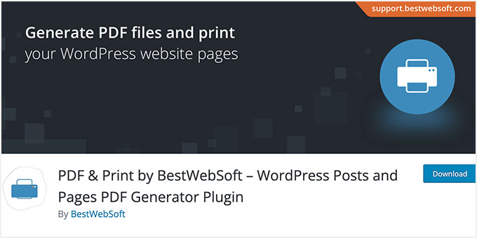 PDF and Print by bestwebsoft