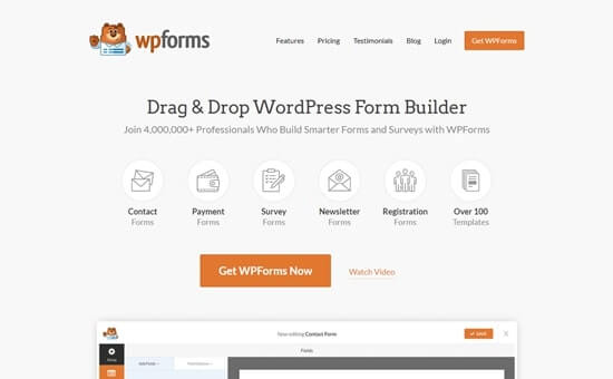 Wpforms Homepage