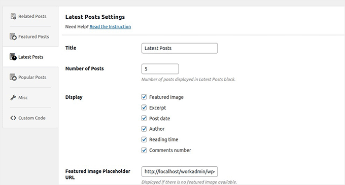 Anpassa visningsinställningar i Relevant