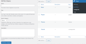 How to Add Categories and Subcategories in WordPress