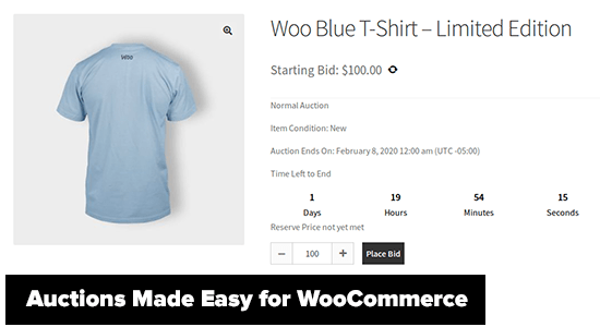 Auctions Made Easy for WooCommerce