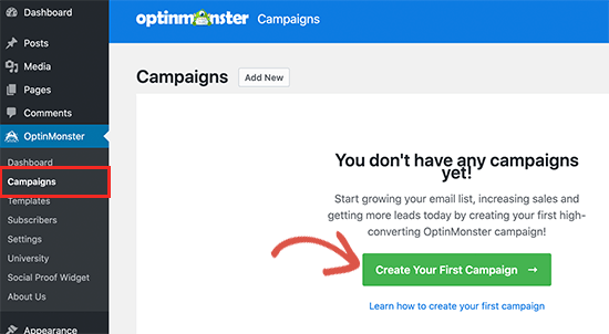 Create campaign