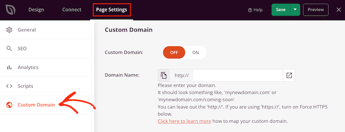 Adding a custom domain alias for your WordPress landing page