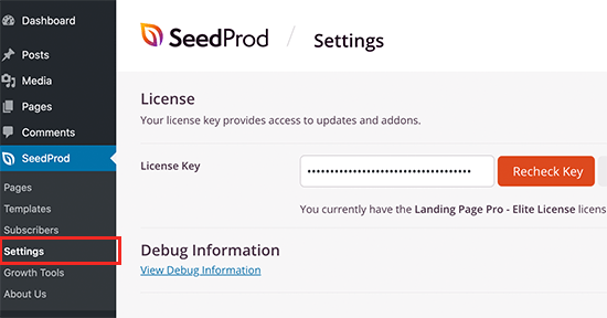 SeedProd License Key