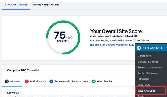 Seo Analysis Aioseo