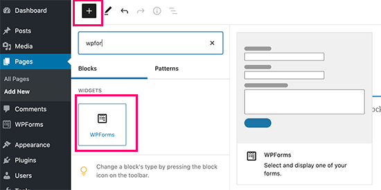  WPForms obstruct