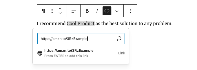 Aggiungere un Link di Affiliazione Amazon Aggiungere un Link di Affiliazione Amazon