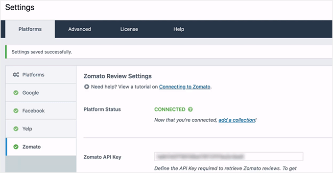 Connect Zomato with WP Business Reviews Connect Zomato with WP Business Reviews