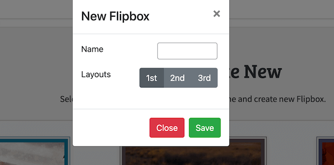Choosing a flipbox animation style
