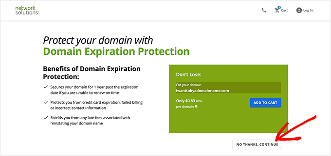 Network Solutions Domain Protection