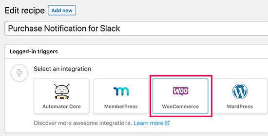 Integrazione con WooCommerce