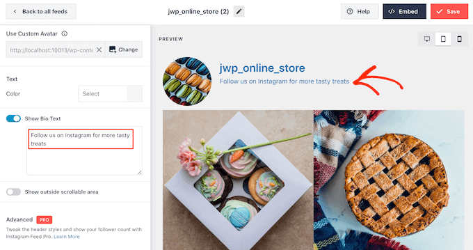 将自定义 Instagram 简介添加到您的 WordPress 网站